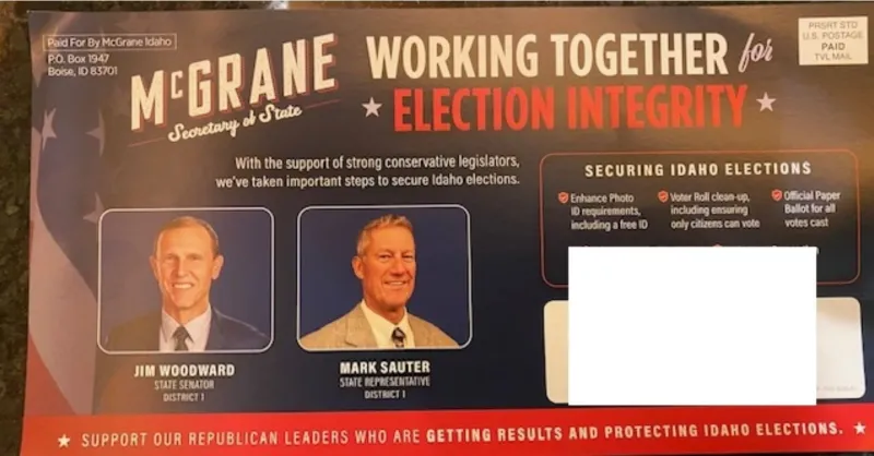 Idaho Senate candidate files complaint against campaign for state's top election official
