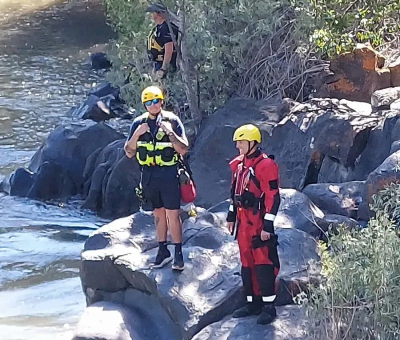 Search continues for man who slipped on rocks and fell into Snake River