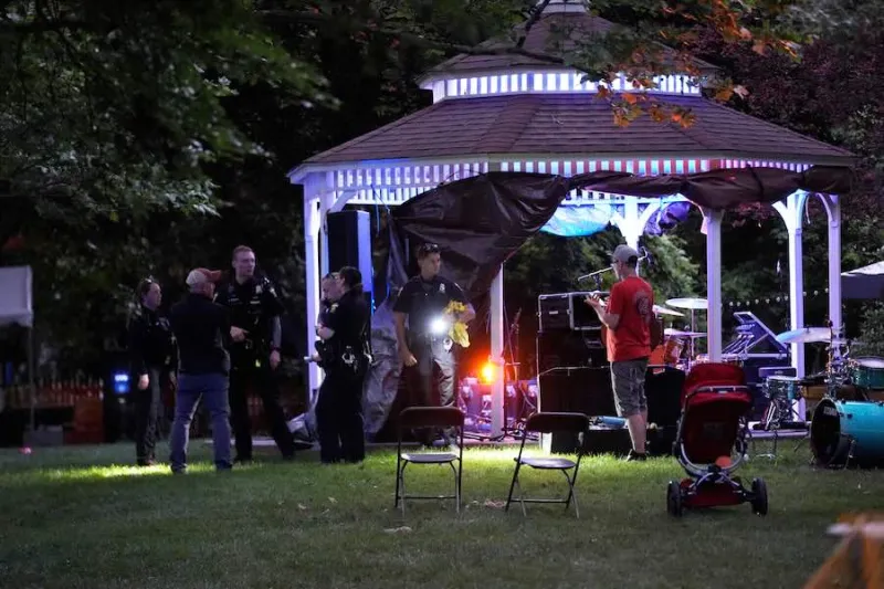 Police search for suspects in Ohio shooting that wounded 12 near a street festival