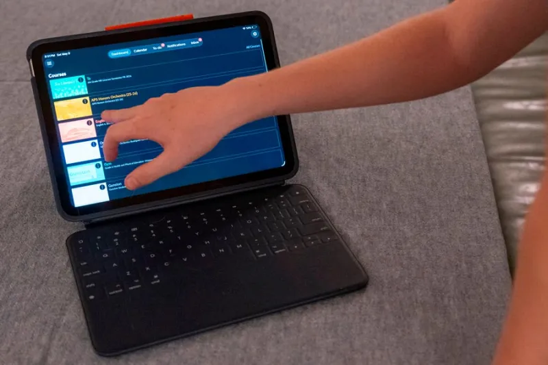 America's tech-filled classrooms are facing a backlash against school-assigned devices