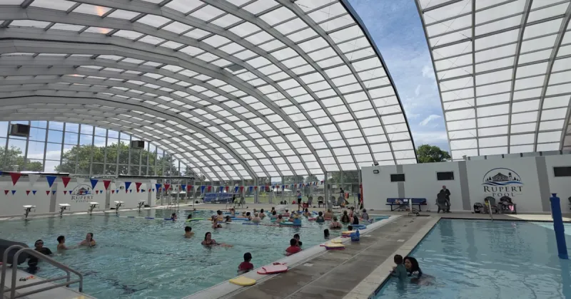 Rupert city pool dome complete, opening year-round swimming to Mini-Cassia neighbors