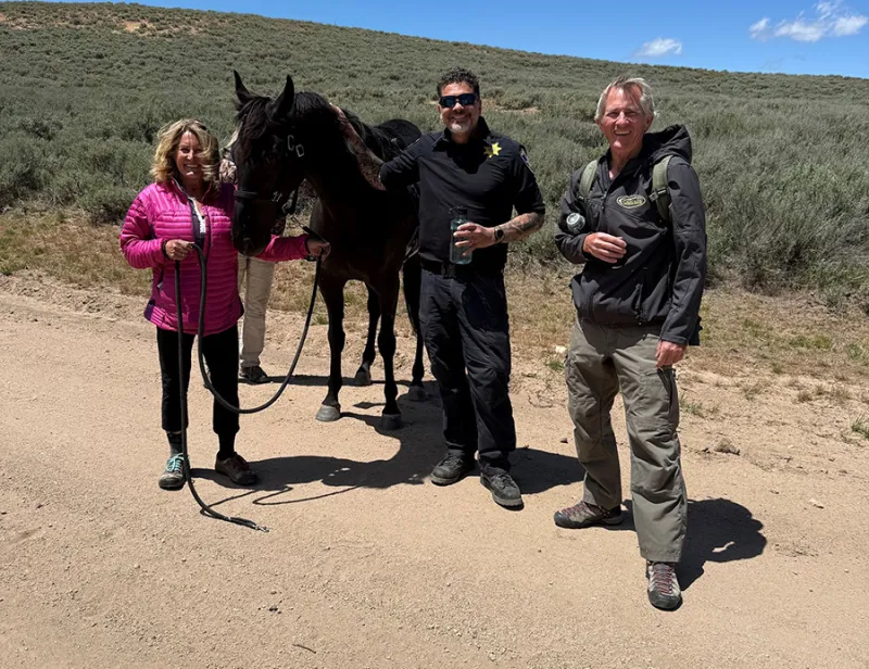 Rider flown to hospital following accident, horse found safe days later