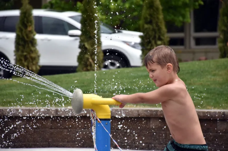 St. Anthony welcomes summer with new community splash pad