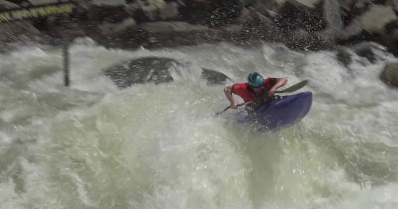 The best kayakers in the world compete in the North Fork Championship