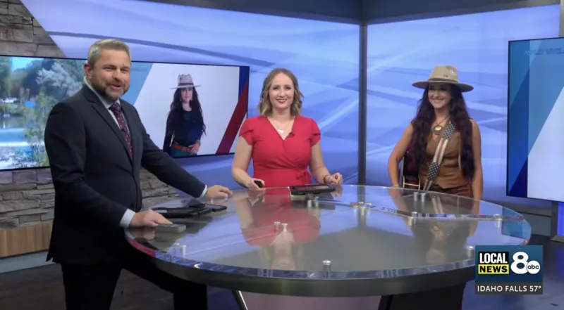 Ashley Wineland Serenades Local News 8