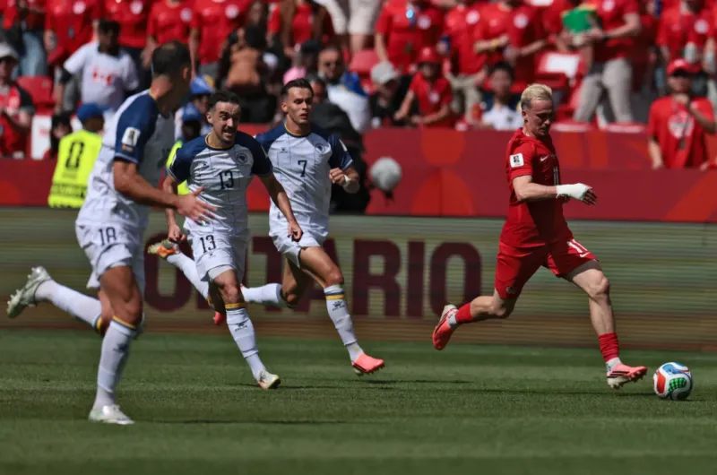 Canada draws level with Bosnia in second half of co-host's World Cup opener