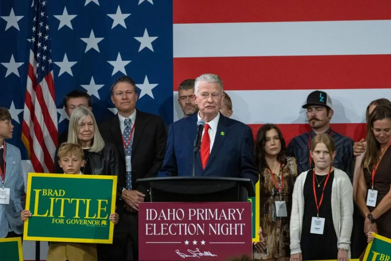 Idaho Gov. Brad Little reports raising more campaign money than all other statewide candidates