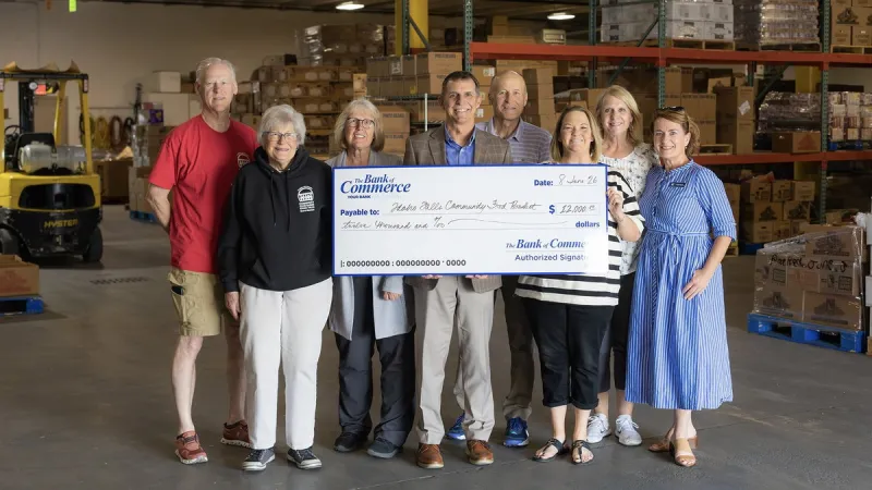 Community Food Basket receives $12,000 donation as food insecurity remains a concern