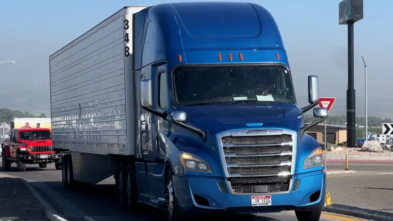 Speeding up: Semi trucks in Idaho can travel at 80 miles per hour starting July 1
