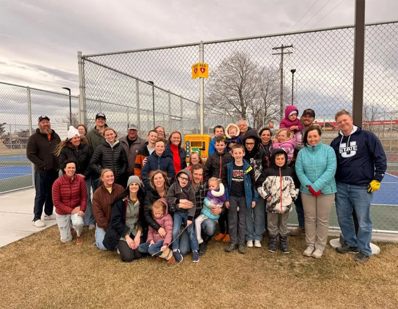 Community event this weekend in Rigby to celebrate the donation of a life-saving device by a local family