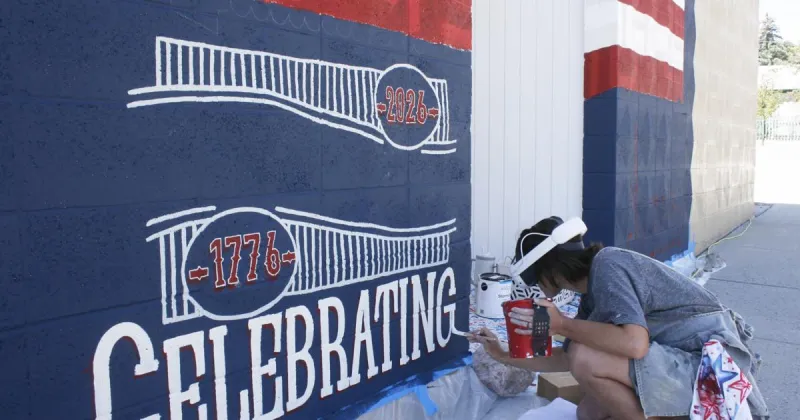 Semiquincentennial mural project underway in Challis