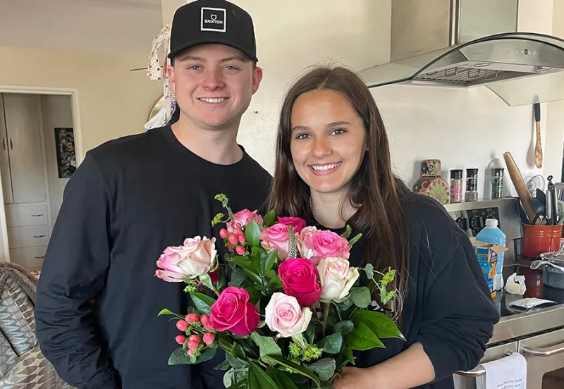A crash with a sheriff's deputy while running errands before their wedding changed everything for this couple