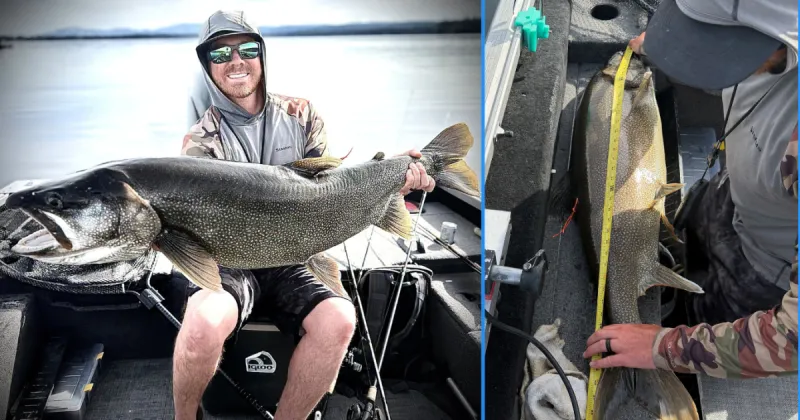 Idaho Falls angler catches record 43.25-inch lake trout at Payette Lake