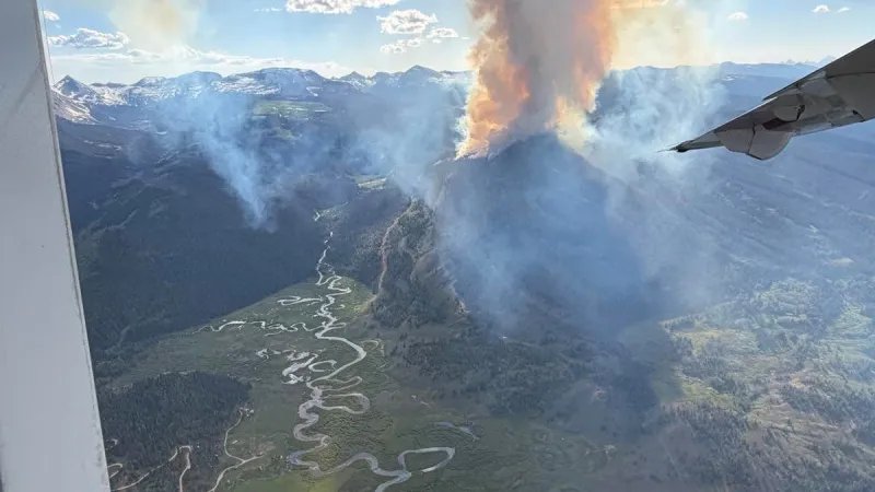 Kinky Creek Fire swells to 350 acres in Bridger-Teton National Forest