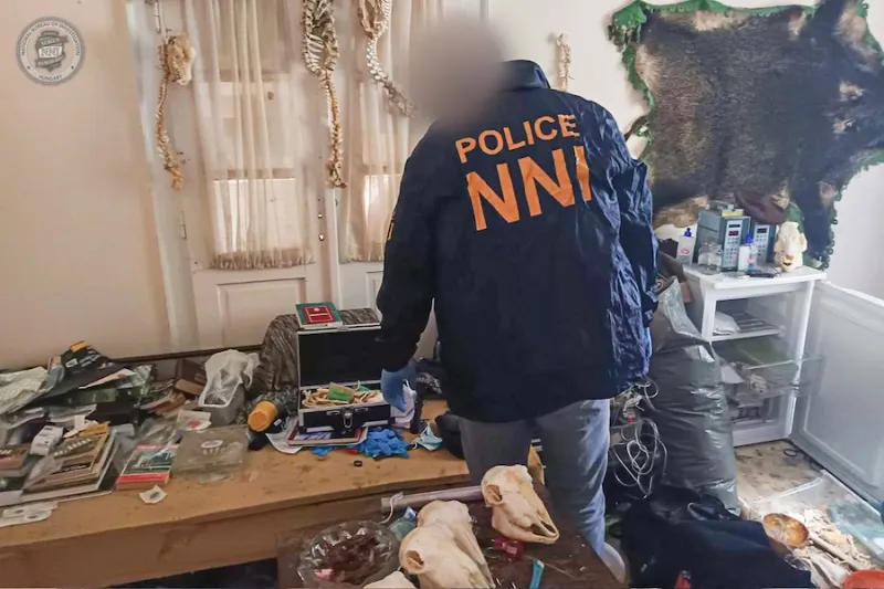 Man arrested for collecting human body parts taken from cemeteries, police say
