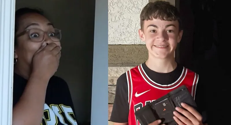 She returned a teen's lost wallet and replaced his birthday cash. Then we showed up for Feel Good Friday.