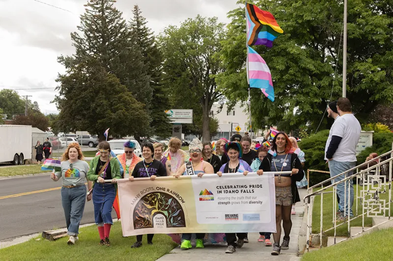 A sea of rainbows: Thousands brave rainy weather to celebrate Idaho Falls Pride