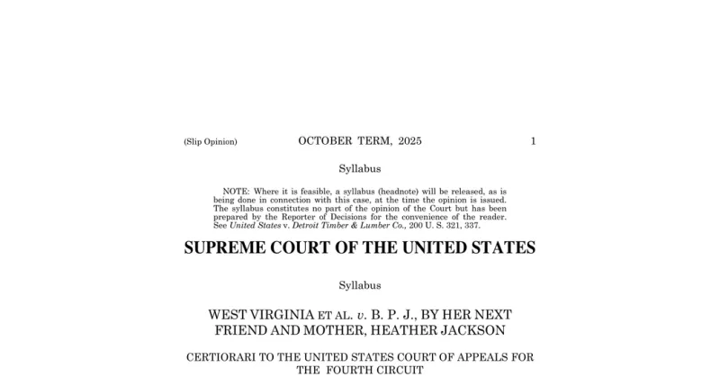 Read the Supreme Court Decision Upholding Bans on Transgender Athletes in Women's Sports