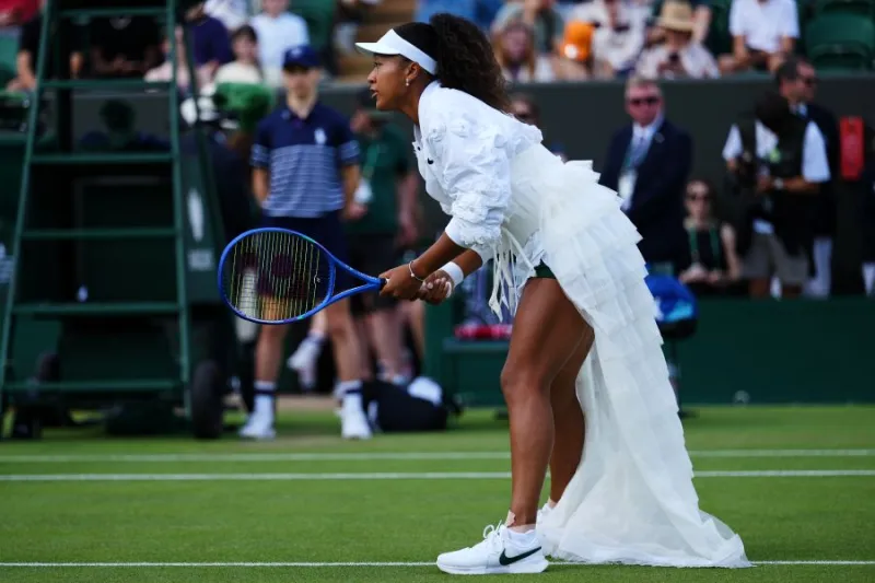 Naomi Osaka shows off another fashion creation before reaching 3rd round at Wimbledon