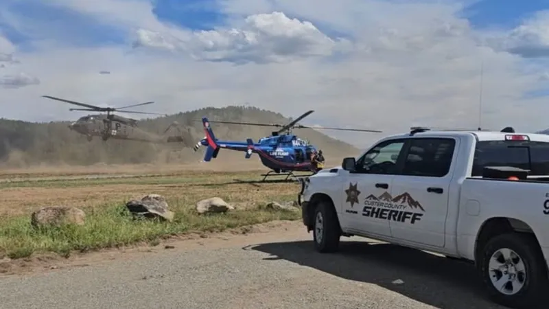 Injured hiker rescued near Stanley