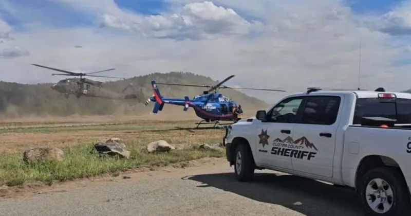 Injured hiker rescued from the Marshal Lake area