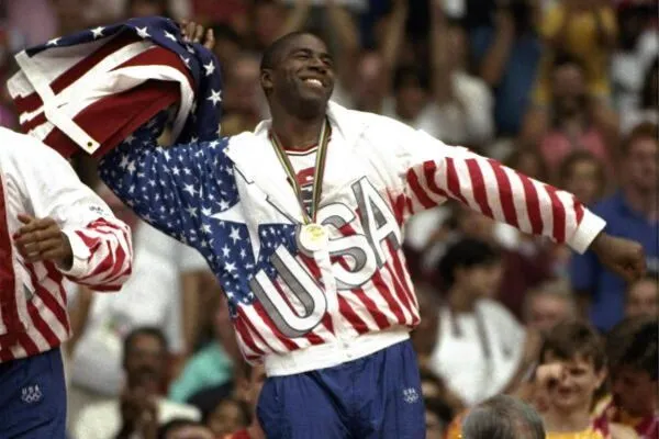 Celebrating the red, white and blue and the US teams that made us proud