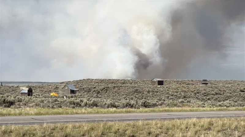 'Maze Fire' explodes to an estimated 150 acres west of Rexburg