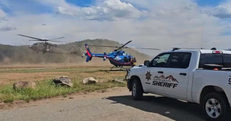 Idaho National Guard aircrew rescues injured hiker near Redfish Lake