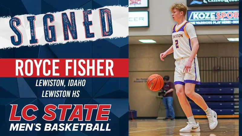 Lewiston's Royce Fisher Signs with LC State Men's Basketball