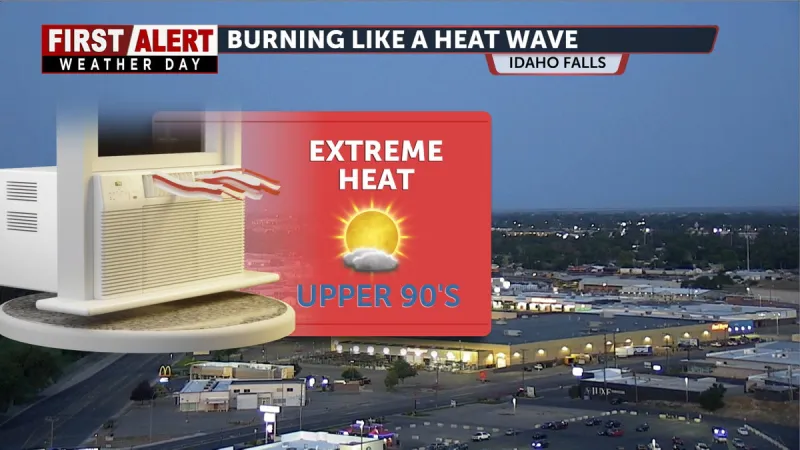 Extreme heat warnings and heat advisories today with upper 90's expected