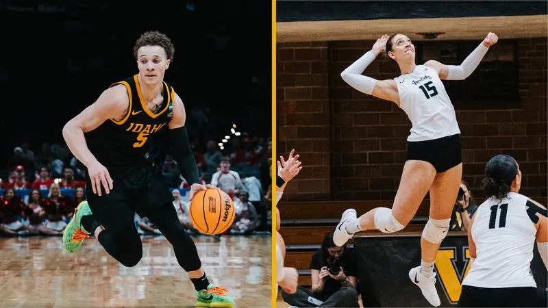 Brickner, Fontes Named Idaho's 2025-26 Big Sky Scholar Athletes