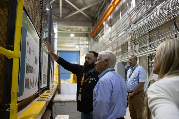 DOE leadership visits Idaho Cleanup Project, highlights cleanup work supporting nuclear research