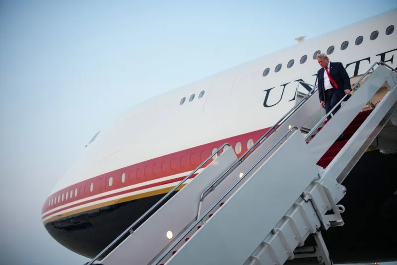 White House rushes to further secure Trump's new Air Force One - but he plans to keep flying it domestically