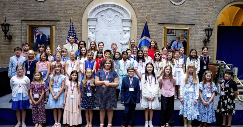 Hazelton elementary student earns award for National American Heroes Student Art Contest
