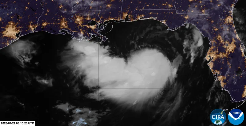 Tropical Storm Bertha slowly strengthens, threatening flooding as it trudges toward Gulf Coast
