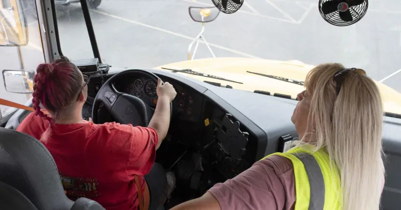 Taking the wheel: School bus test drives attract recruits in Twin Falls
