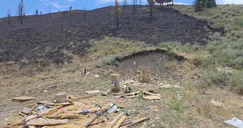 Ohio Fire near Hailey started at backcountry shooting spot, officials say