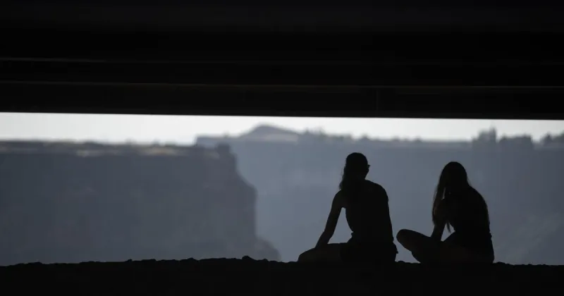 Soaking in the breathtaking views of the Snake River Canyon