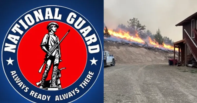 Gov. Little declares fire emergency, deploys Idaho National Guard to Big Grass Fire