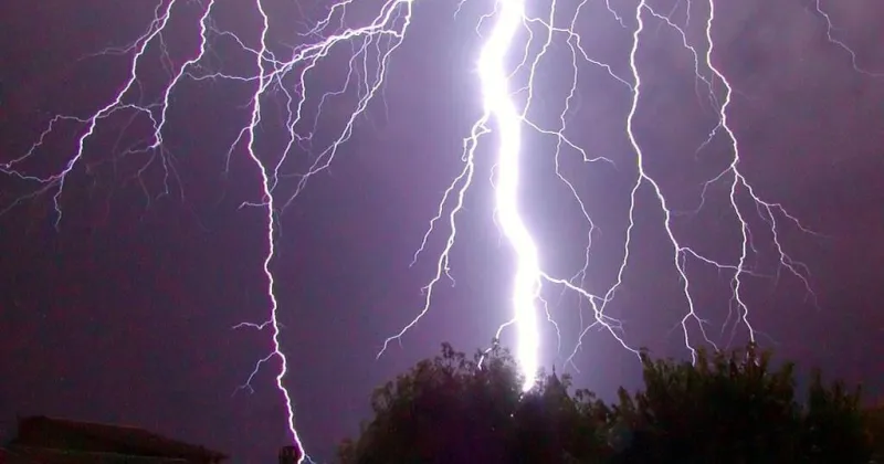 Weather service issues series of warnings as severe thunderstorms packing destructive winds, hail and lightning barrel through East Idaho