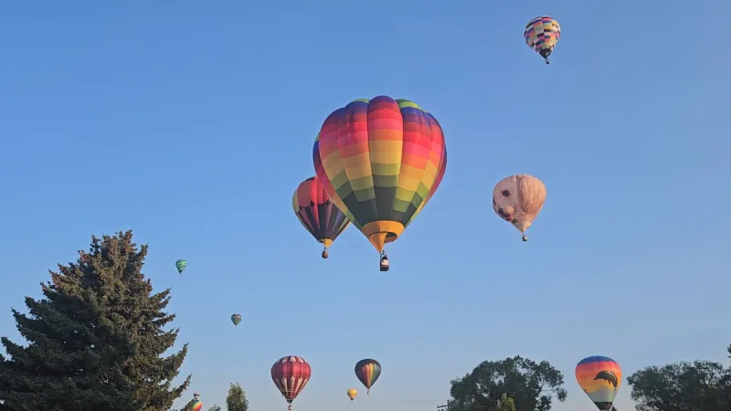 Nearly 30 hot air balloons launch for Ammon Days