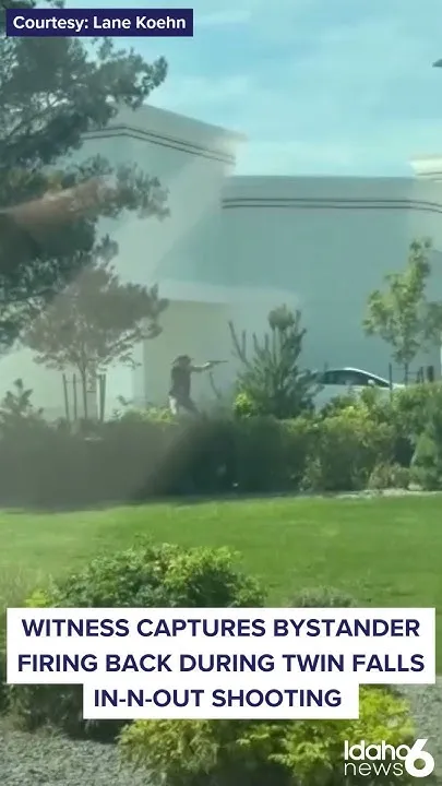 Bystander fires back amid Twin Falls shooting (Video)