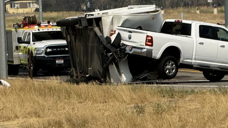 Crash blocks right lane on US-20 near County Line Road
