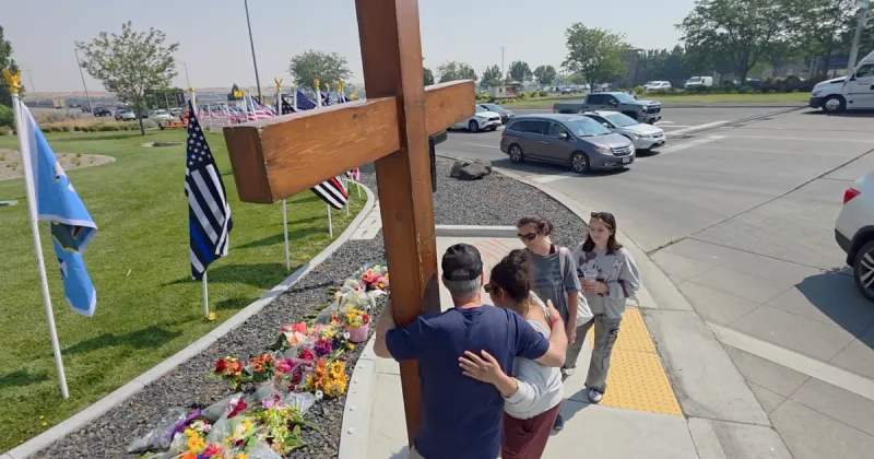 Man drives 27 hours to bring hope to Twin Falls community after shooting