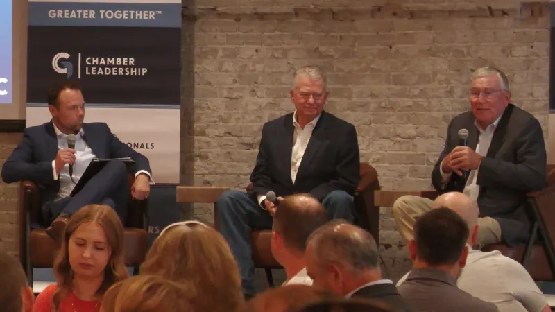 Gov. Brad Little and Lt. Gov. Scott Bedke discuss Idaho Falls expansion, wildfire season and more