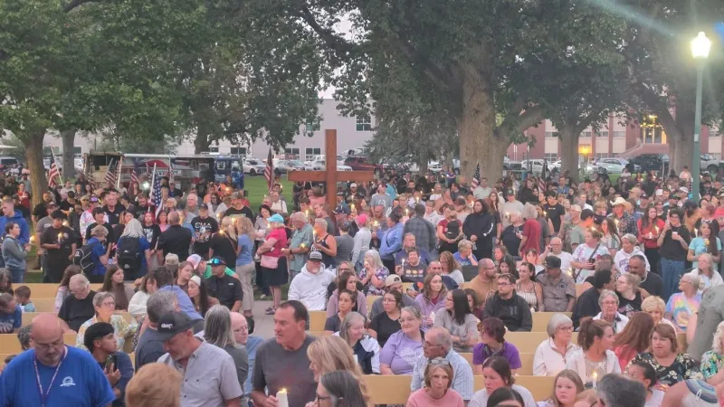 Photos: Vigil in Twin Falls following mass shooting