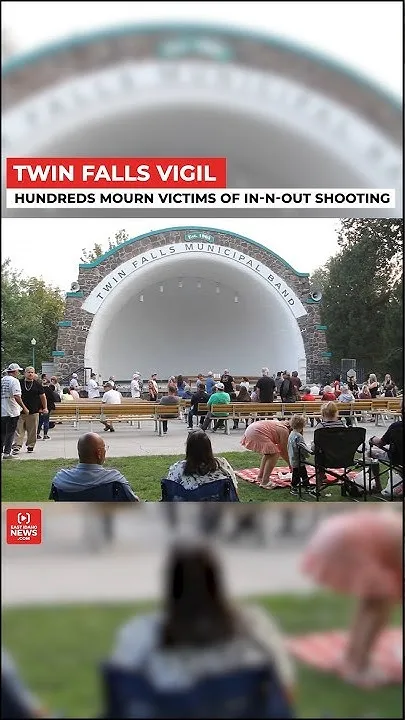 Hundreds mourn victims of In-N-Out shooting at candlelight vigil (Video)