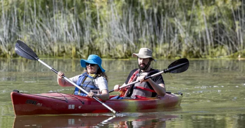 AWOL grants 2 hours free kayaking today only