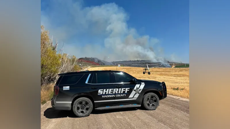 New wildfire in Madison County; Byrne Side Fire