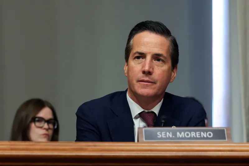 Sen. Bernie Moreno tells CNN he sent daughter and granddaughter 'out of state to a secure place' amid Max Miller allegations
